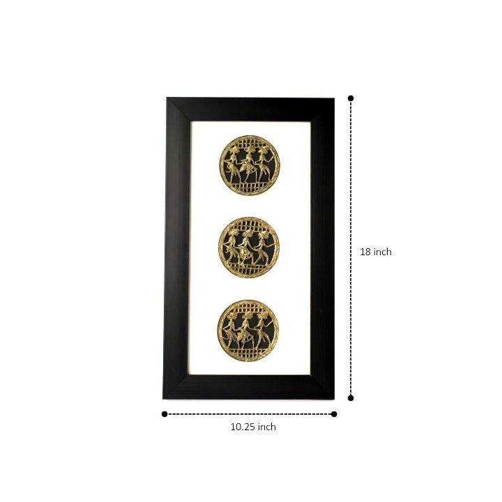 Premium handcrafted brass wall frame, designed for modern and traditional home décor.